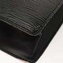 LOUIS VUITTON Epi Sac Plat Hand Bag Black M59082 LV Auth hk2560-17