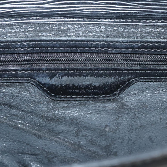 LOUIS VUITTON Epi Sac Plat Hand Bag Black M59082 LV Auth hk2560