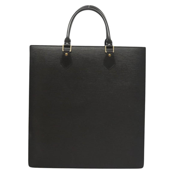 LOUIS VUITTON Epi Sac Plat Hand Bag Black M59082 LV Auth hk2560