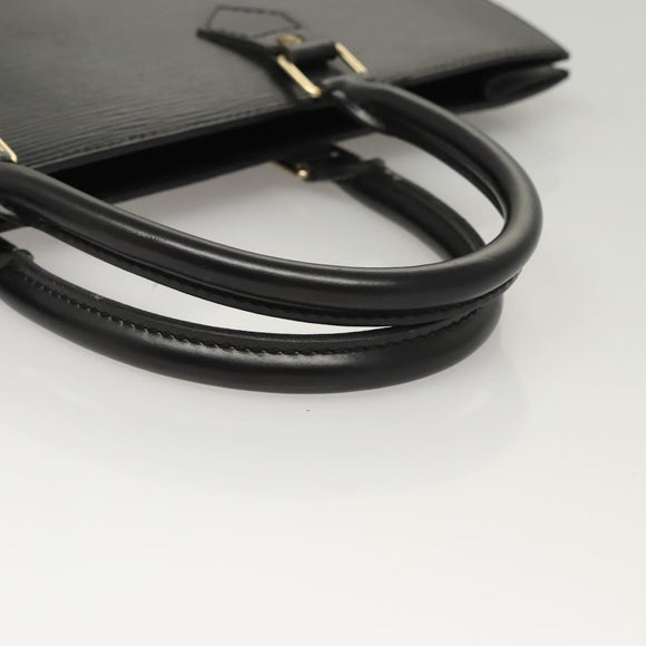 LOUIS VUITTON Epi Sac Plat Hand Bag Black M59082 LV Auth hk2560