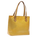 LOUIS VUITTON Monogram Vernis Houston Hand Bag Gris M91053 LV Auth hk2570-1