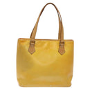 LOUIS VUITTON Monogram Vernis Houston Hand Bag Gris M91053 LV Auth hk2570-13
