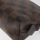 LOUIS VUITTON Damier Ebene Pochette Cosmetic PM Pouch N47516 LV Auth hk2571-15