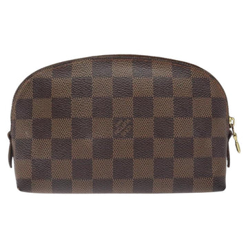LOUIS VUITTON Damier Ebene Pochette Cosmetic PM Pouch N47516 LV Auth hk2571 - 0