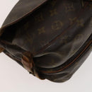 LOUIS VUITTON Monogram Saumur 30 Shoulder Bag M42256 LV Auth hk2574-17