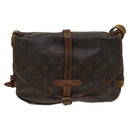 LOUIS VUITTON Monogram Saumur 30 Shoulder Bag M42256 LV Auth hk2574-13