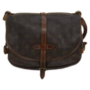 LOUIS VUITTON Monogram Saumur 30 Shoulder Bag M42256 LV Auth hk2574-2