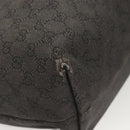 GUCCI GG Canvas Tote Bag Outlet Gray 354664 Auth hk2586-9