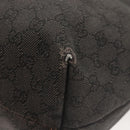 GUCCI GG Canvas Tote Bag Outlet Gray 354664 Auth hk2586-16