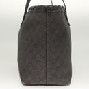 GUCCI GG Canvas Tote Bag Outlet Gray 354664 Auth hk2586-3