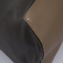 LOEWE Anagram Body Bag Leather Gray Silver Auth hk2593-15