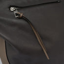 LOEWE Anagram Body Bag Leather Gray Silver Auth hk2593-19