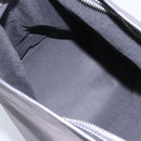 LOEWE Anagram Body Bag Leather Gray Silver Auth hk2593-11