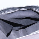 LOEWE Anagram Body Bag Leather Gray Silver Auth hk2593-21