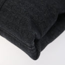 BVLGARI Logo Mania Shoulder Bag Canvas Black Silver Auth hk2594-10