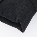 BVLGARI Logo Mania Shoulder Bag Canvas Black Silver Auth hk2594-11