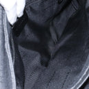 BVLGARI Logo Mania Shoulder Bag Canvas Black Silver Auth hk2594-17