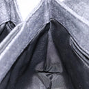 BVLGARI Logo Mania Shoulder Bag Canvas Black Silver Auth hk2594-19