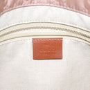 GUCCI GG Canvas Hand Bag Pink 282439 Auth hk2599-17