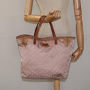 GUCCI GG Canvas Hand Bag Pink 282439 Auth hk2599-21
