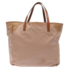 GUCCI GG Canvas Hand Bag Pink 282439 Auth hk2599 - 0