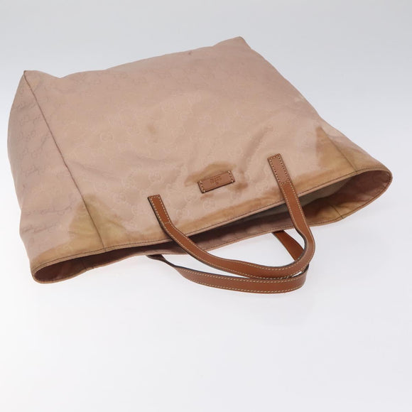 GUCCI GG Canvas Hand Bag Pink 282439 Auth hk2599