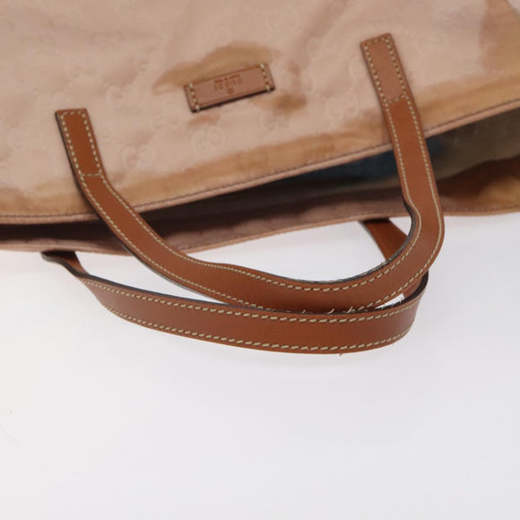 GUCCI GG Canvas Hand Bag Pink 282439 Auth hk2599
