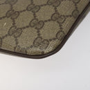 GUCCI GG Supreme Web Sherry Line Shoulder Bag PVC Beige 904 02 047 Auth hk2601-15