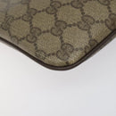 GUCCI GG Supreme Web Sherry Line Shoulder Bag PVC Beige 904 02 047 Auth hk2601-16