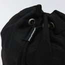 PRADA Pouch Nylon Black Silver Auth hk2611-8