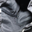 PRADA Pouch Nylon Black Silver Auth hk2611-12