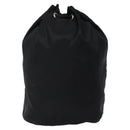 PRADA Pouch Nylon Black Silver Auth hk2611-2