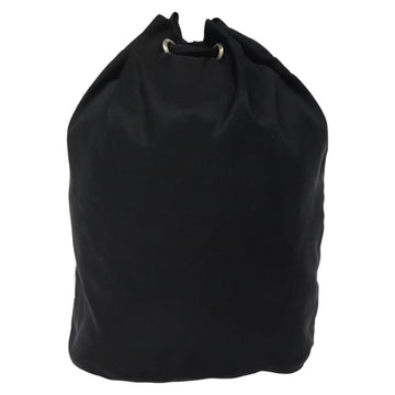 PRADA Pouch Nylon Black Silver Auth hk2611 - 0