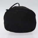 PRADA Pouch Nylon Black Silver Auth hk2611-6