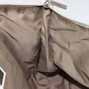 FENDI Hand Bag Leather White Silver Auth hk2612-19