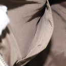 FENDI Hand Bag Leather White Silver Auth hk2612-21