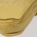LOEWE Shoulder Bag Leather Yellow Auth hk2620-16