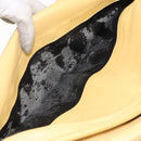 LOEWE Shoulder Bag Leather Yellow Auth hk2620-12