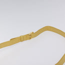 LOEWE Shoulder Bag Leather Yellow Auth hk2620-8