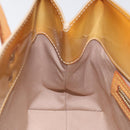 LOUIS VUITTON Monogram Vernis Reade PM Hand Bag Beige M91334 LV Auth hk2627-19