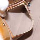 LOUIS VUITTON Monogram Vernis Reade PM Hand Bag Beige M91334 LV Auth hk2627-20
