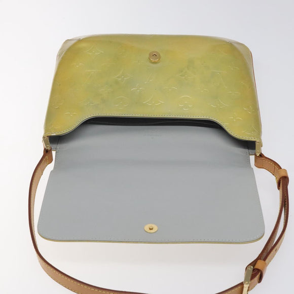 LOUIS VUITTON Monogram Vernis Thompson Street Bag Gris M91008 LV Auth hk2628