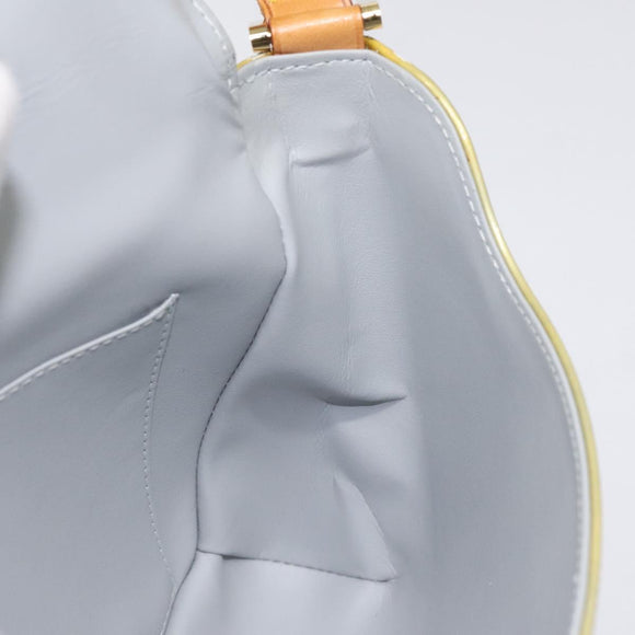 LOUIS VUITTON Monogram Vernis Thompson Street Bag Gris M91008 LV Auth hk2628