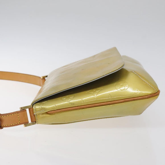 LOUIS VUITTON Monogram Vernis Thompson Street Bag Gris M91008 LV Auth hk2628