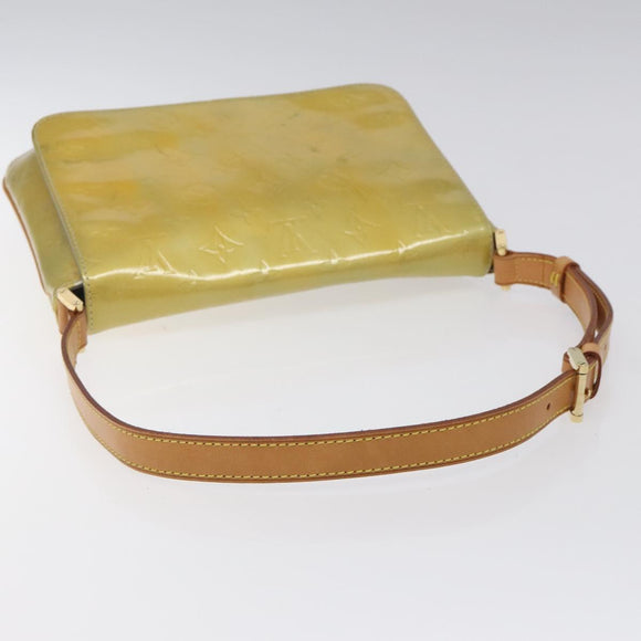 LOUIS VUITTON Monogram Vernis Thompson Street Bag Gris M91008 LV Auth hk2628