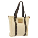 LOUIS VUITTON Cabas MM Antigua Tote Bag Brown Beige M40036 LV Auth hk2632-1