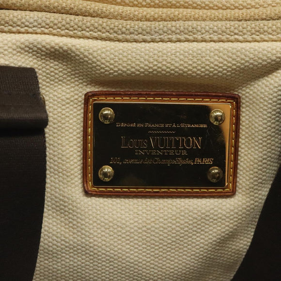 LOUIS VUITTON Cabas MM Antigua Tote Bag Brown Beige M40036 LV Auth hk2632