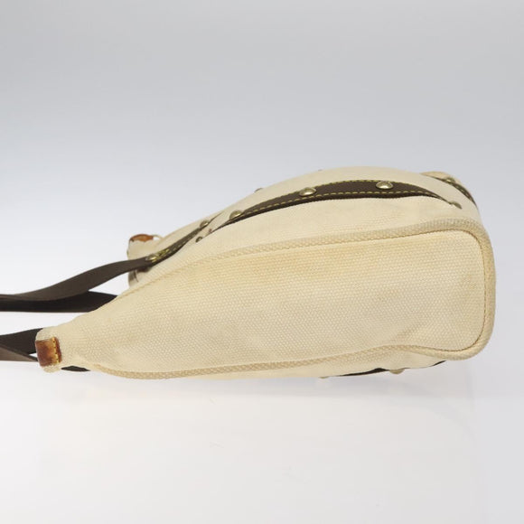 LOUIS VUITTON Cabas MM Antigua Tote Bag Brown Beige M40036 LV Auth hk2632