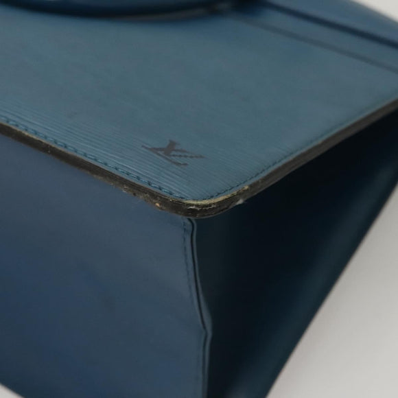 LOUIS VUITTON Epi Riviera Hand Bag Blue M48185 LV Auth hk2647
