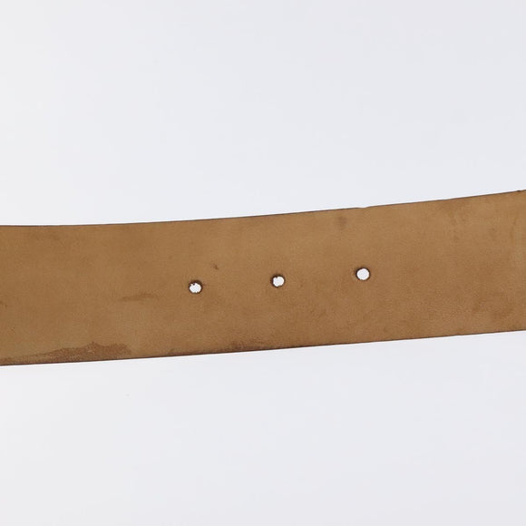 GUCCI Interlocking GG Supreme Belt PVC 35.4"" White 142930 Auth hk2653